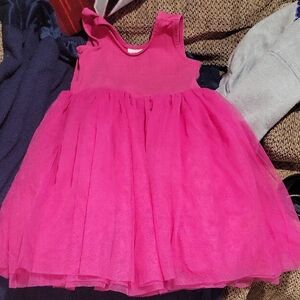 Hanna Andersson Vibrant Pink Formal Kids Dress